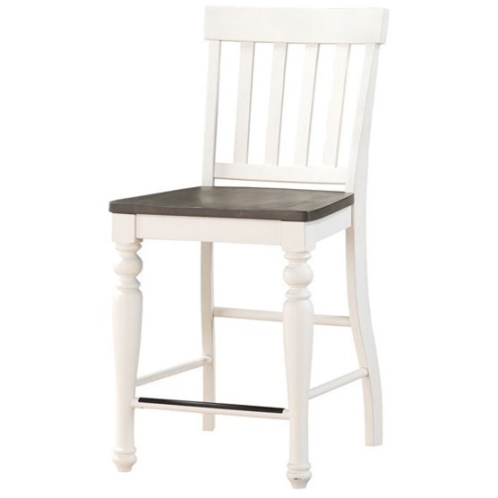 Silver and on sale white bar stools